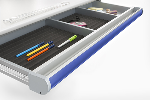 Dětský rostoucí psací stůl Moll Winner bílý