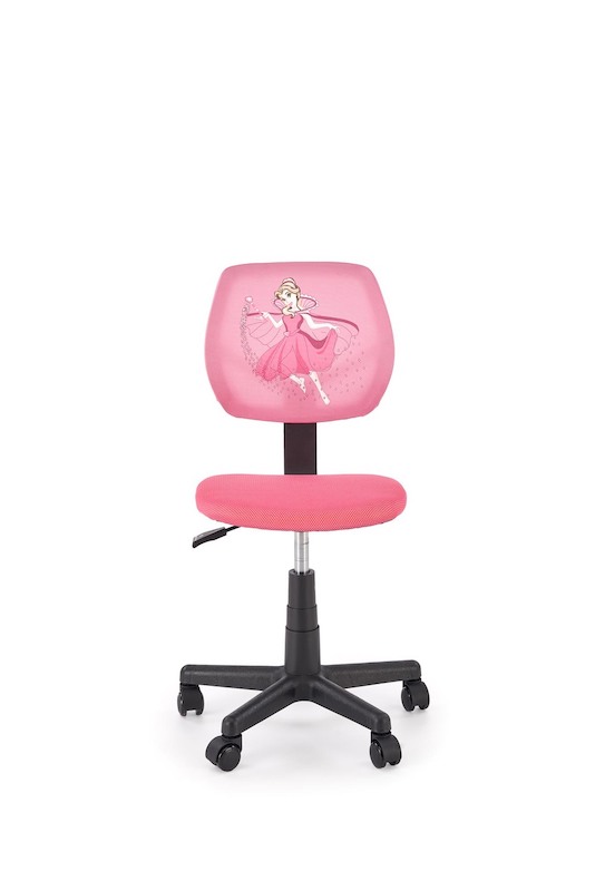 Dětská otočná židle Halmar BINGO růžová