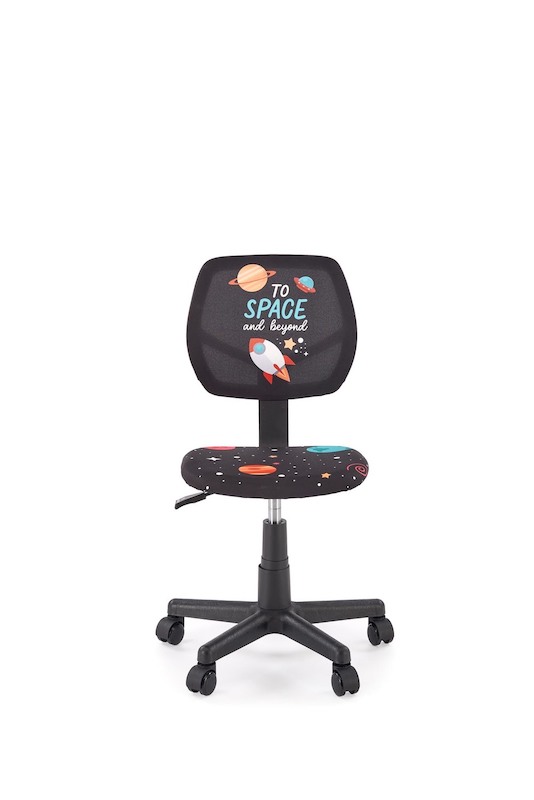 Dětská otočná židle Halmar BINGO černá