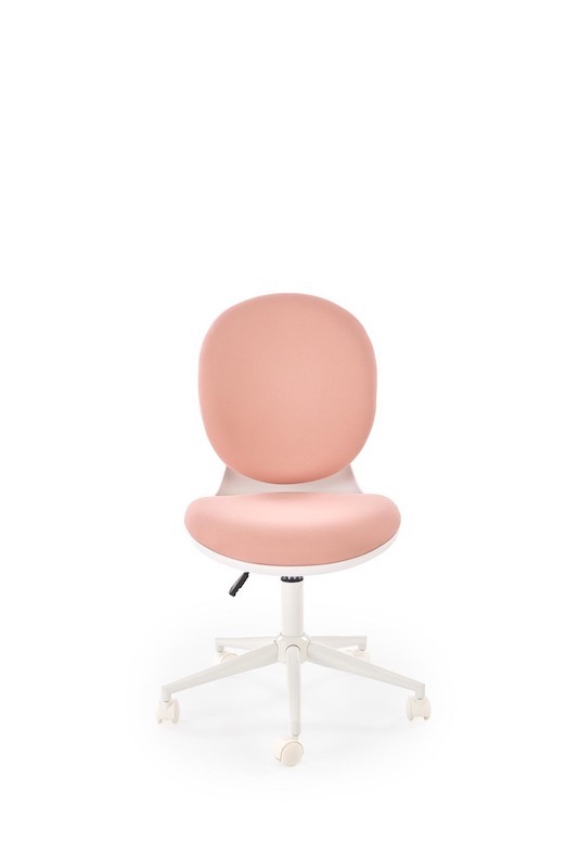 Dětská otočná židle Halmar ORION 2 světle růžová-bílá