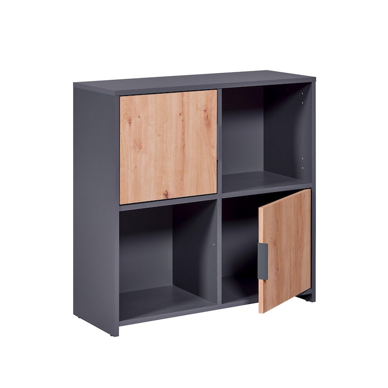 Regál Inter Link PEPETO 2T dub-antracit