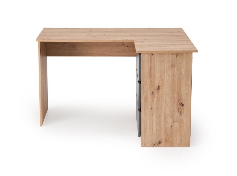 Psací stůl Halmar BEGA dub-antracit