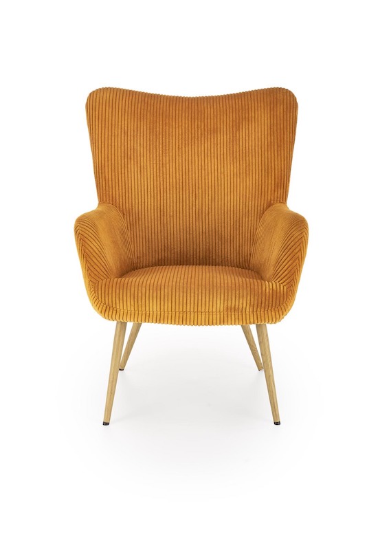 Křeslo Halmar AMARO hořčicové