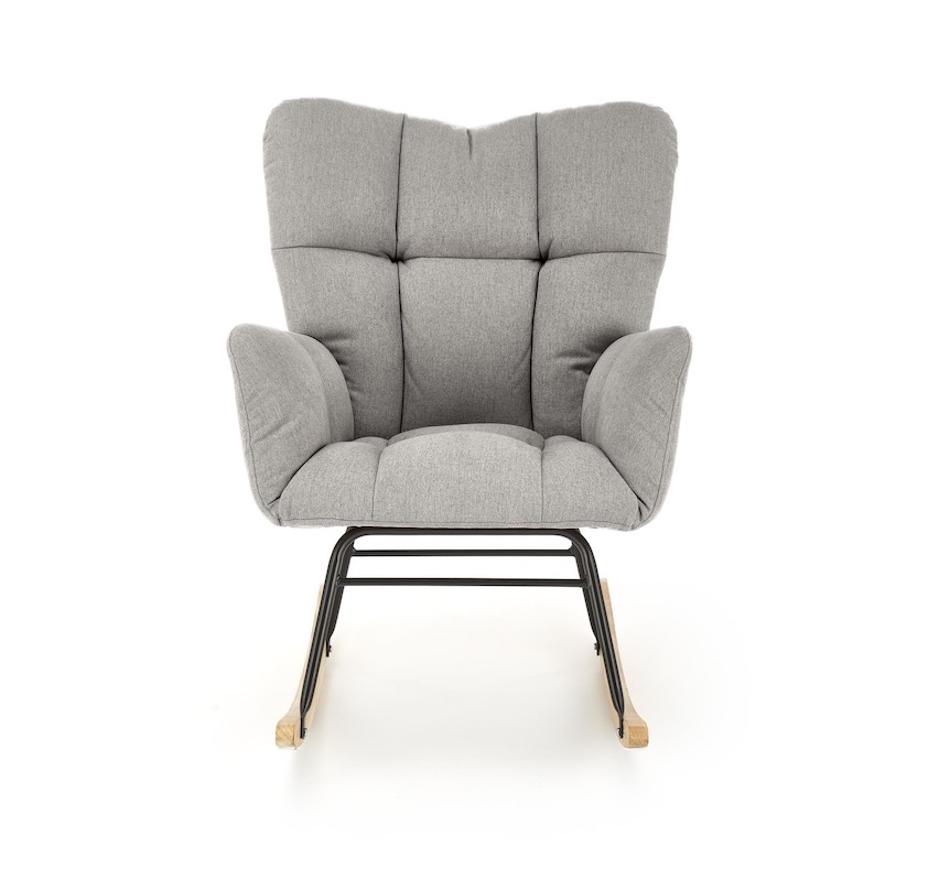 Houpací křeslo Halmar VASCO šedé