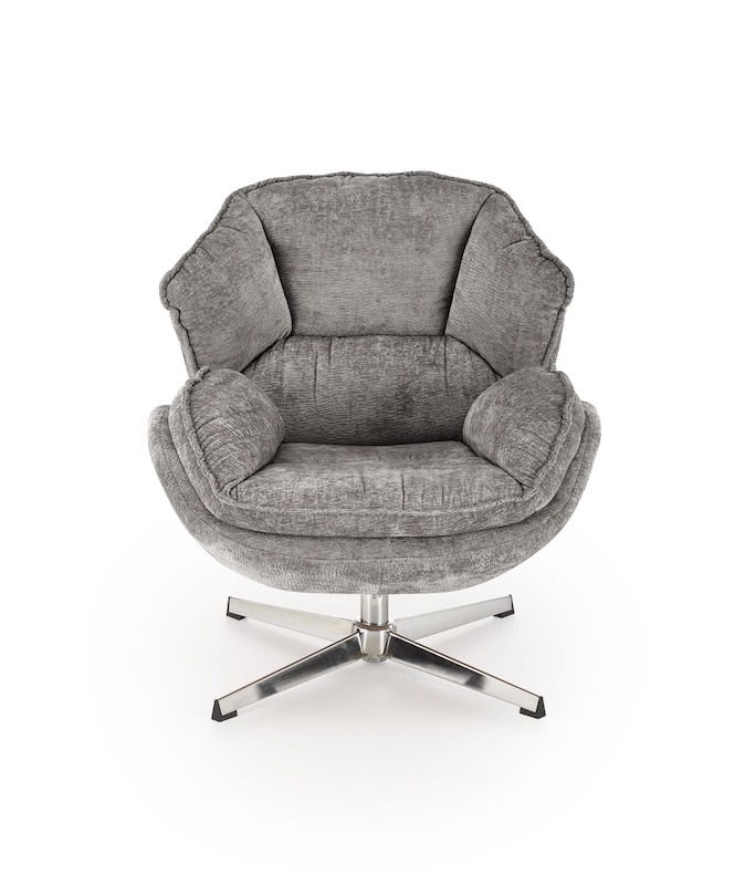 Otočné křeslo Halmar GUIDO šedé