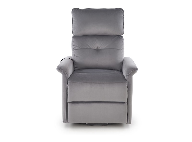 Polohovací masážní elektrické křeslo Halmar SEMIR 2 šedé