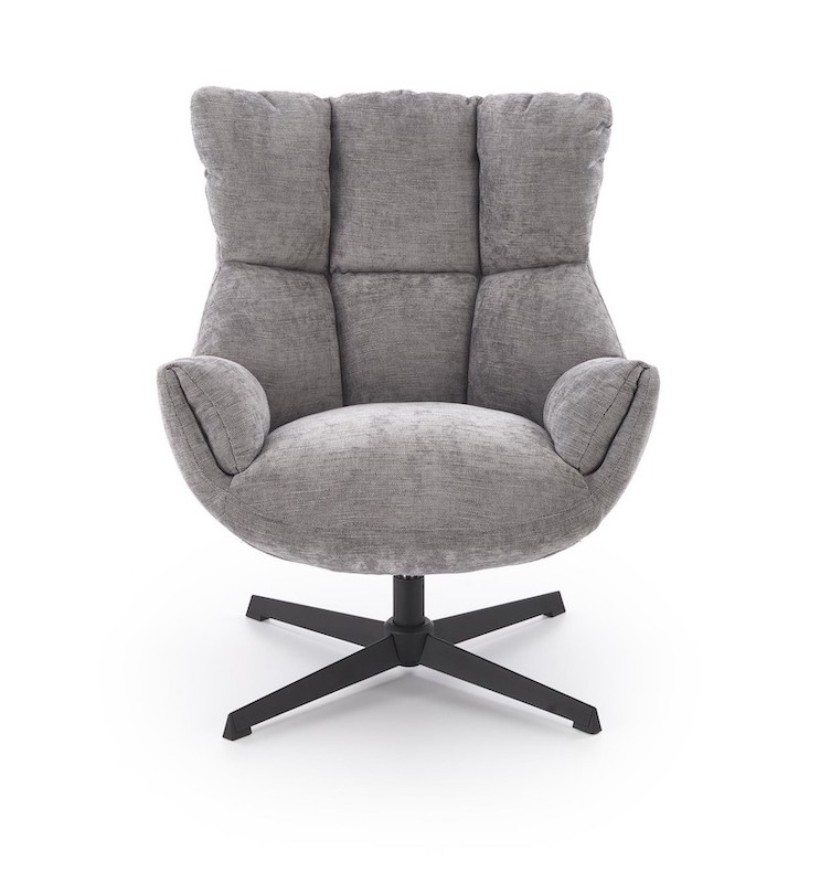 Otočné křeslo Halmar ORINOKO šedé