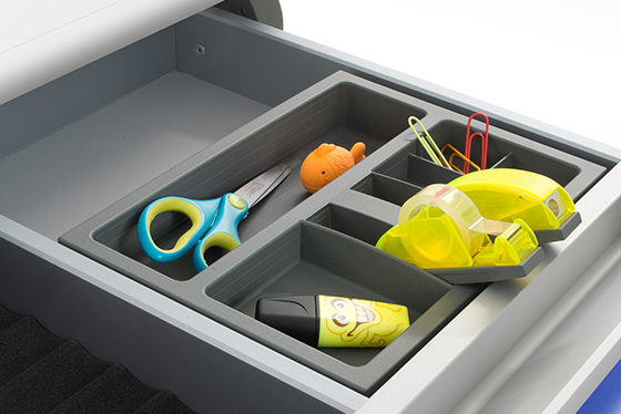 Dětský rostoucí psací stůl Moll Winner bílý