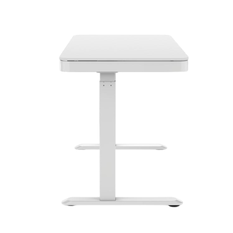 Studentský elektricky stavitelný psací stůl Workstation Plus bílý