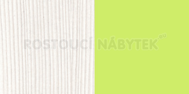 Komoda Bradop CASPER C103 creme-limetka