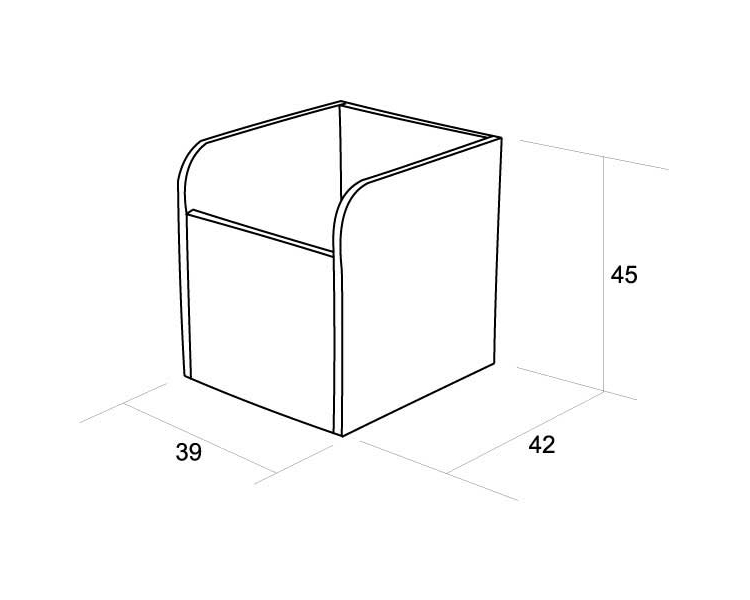 Box na hračky Bradop CASPER C120 creme