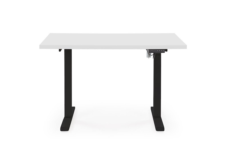 Výškově nastavitelný stůl Halmar B54 černý-bílý