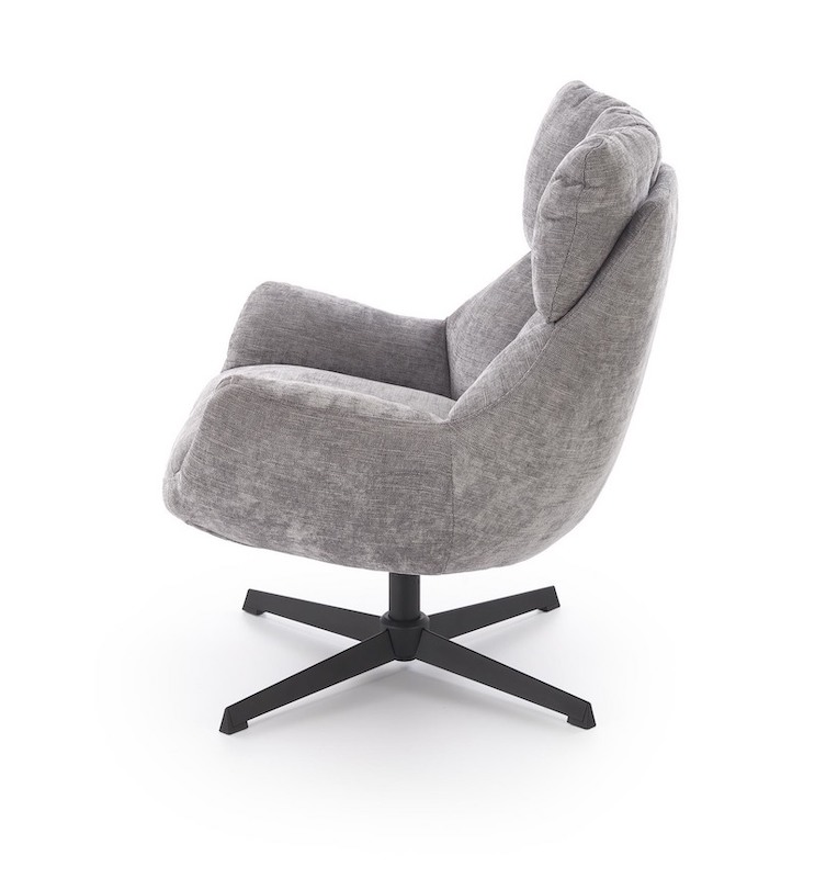 Otočné křeslo Halmar ORINOKO šedé