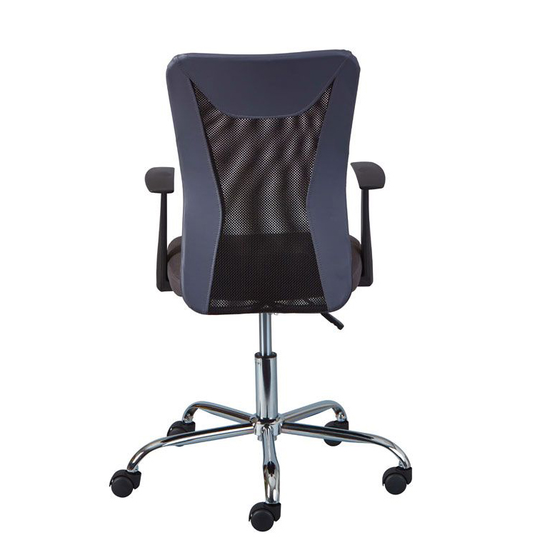 Dětská otočná židle Inter Link DONNY šedá-černá