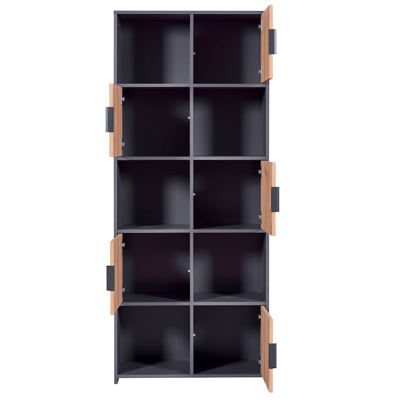 Regál Inter Link PEPETO 5T dub-antracit