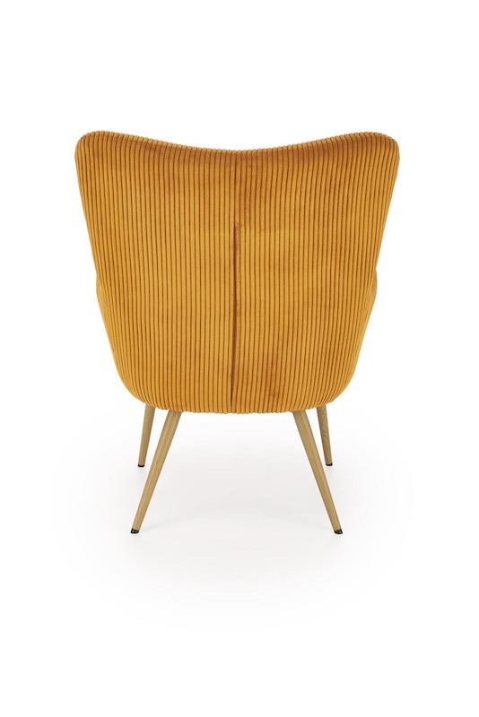 Křeslo Halmar AMARO hořčicové