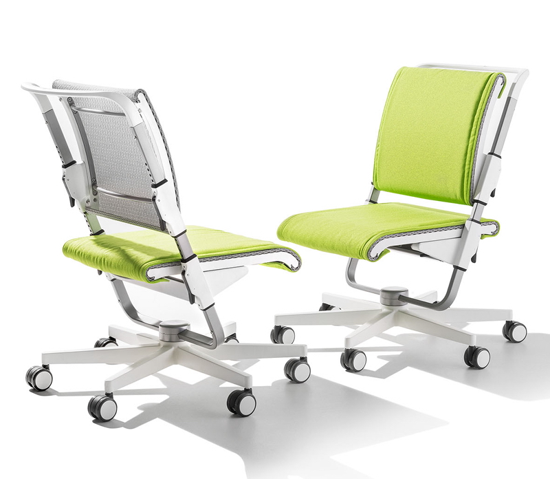 Dětská rostoucí židle Moll Scooter Grey Magenta