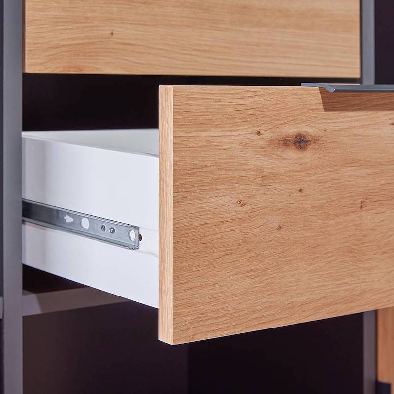 Regál Inter Link PEPETO 2T2S dub-antracit