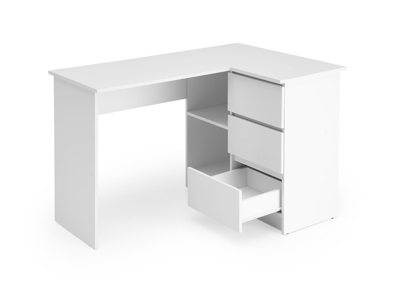 Psací stůl Halmar BEGA bílý