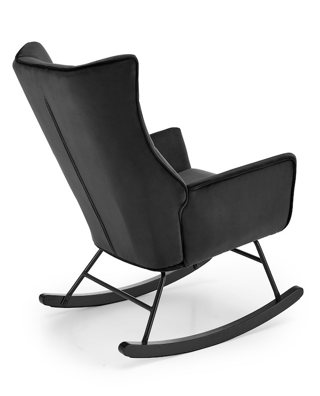 Houpací křeslo Halmar BAZALTO černé