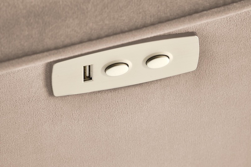 Polohovací masážní elektrické křeslo Halmar SEMIR 2 béžové