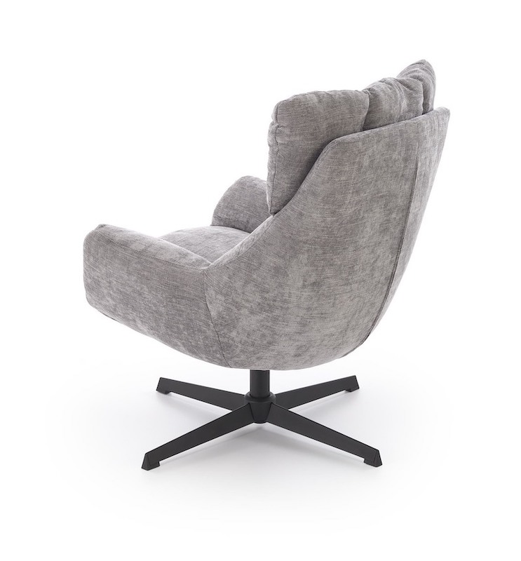 Otočné křeslo Halmar ORINOKO šedé