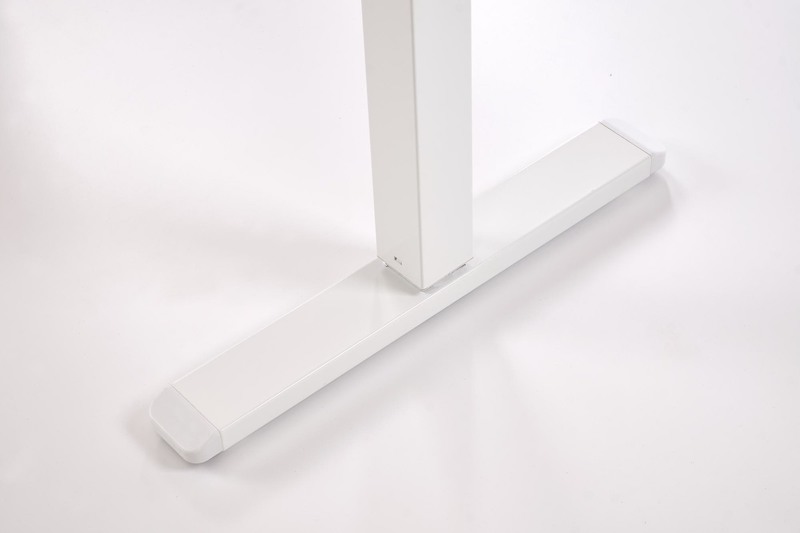 Výškově nastavitelný stůl Halmar B54 bílý-černý