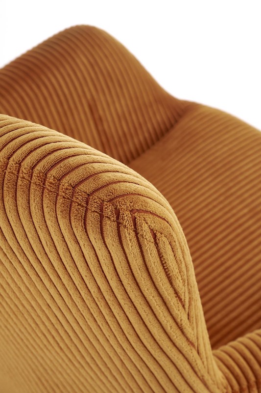 Křeslo Halmar AMARO hořčicové