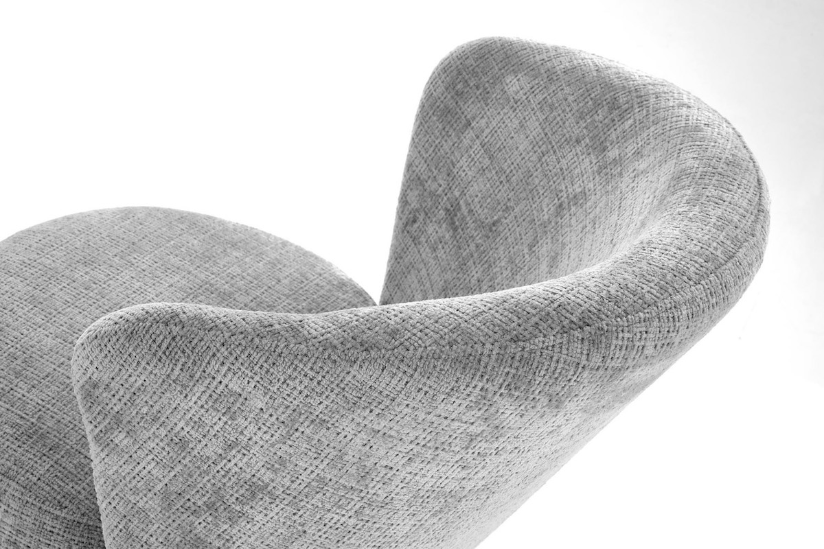 Křeslo Halmar CEZAR šedé