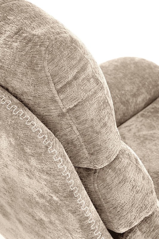 Otočné křeslo s podnožkou Halmar DARIO béžové