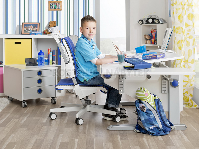 Dětský rostoucí psací stůl Moll Winner bílý