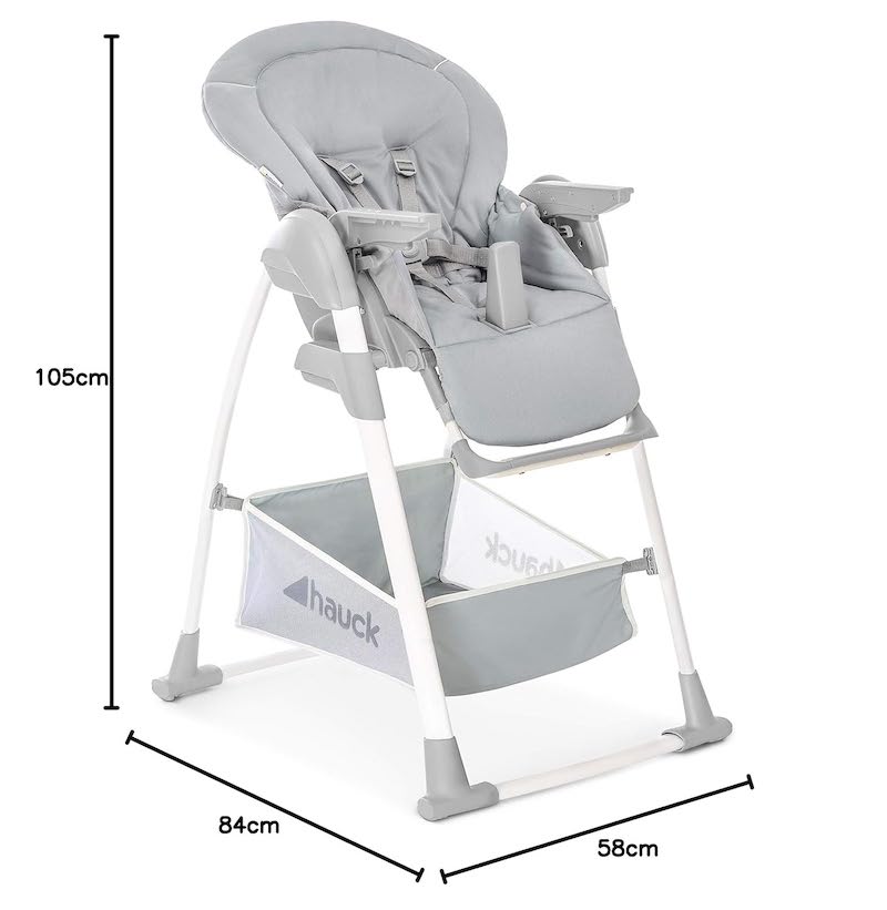 Dětská jídelní židlička Hauck Sit'n Relax 3v1 stretch grey