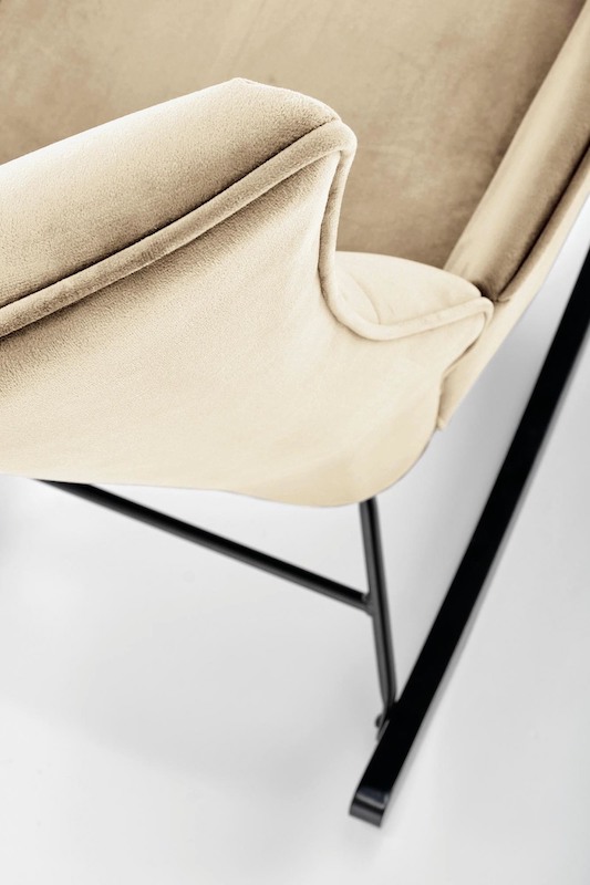 Houpací křeslo Halmar BAZALTO béžové