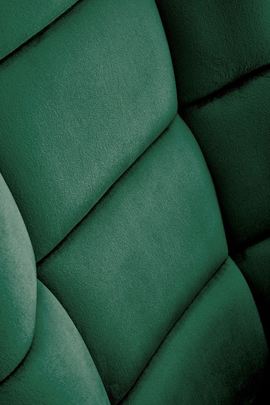 Houpací křeslo Halmar BAZALTO tmavě zelené