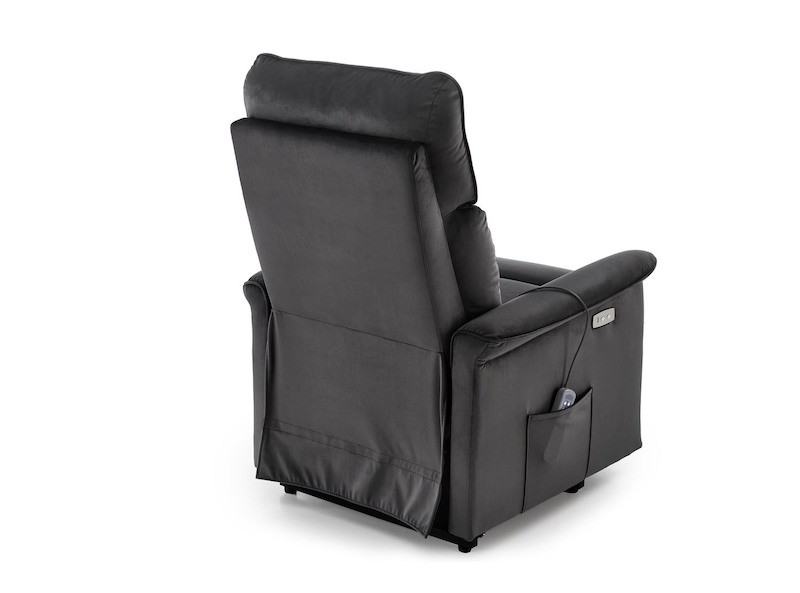 Polohovací masážní elektrické křeslo Halmar SEMIR 2 černé