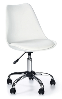 Dětská otočná židle Halmar COCO bílá