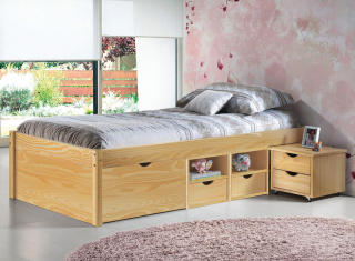 Postel s úložným prostorem Inter Link CLAAS jednolůžko