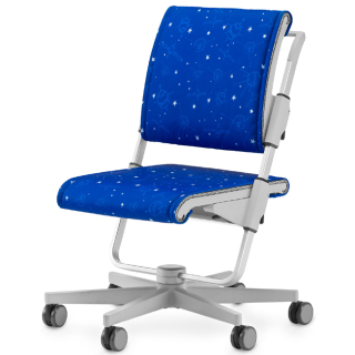 Dětská rostoucí židle Moll Scooter Grey Galaxy