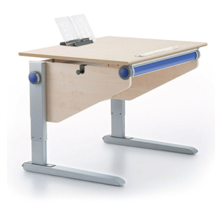 Dětský rostoucí psací stůl Moll Winner Compact bělený javor