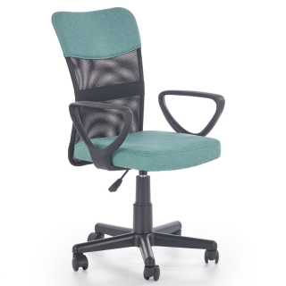 Dětská otočná židle Halmar TIMMY tyrkysová-černá