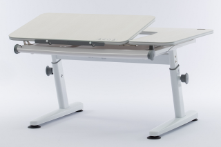 Dětský rostoucí psací stůl Amadeus Žolík III bílý cedr