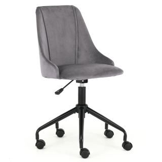 Dětská otočná židle Halmar BREAK tmavě šedá