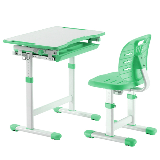 Dětský rostoucí set CLAUDIO bílo-zelený