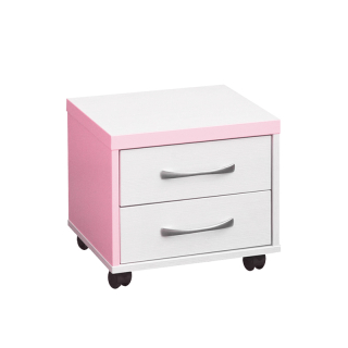 Kontejner na kolečkách Bradop ELIOT C052 creme-růžová