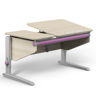 Dětský rostoucí psací stůl Moll Winner Split bělený javor