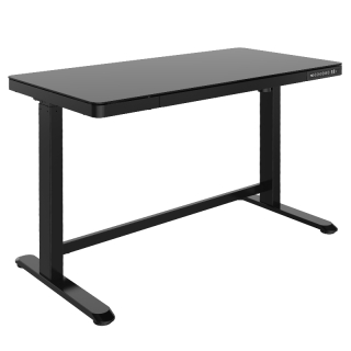 Studentský elektricky stavitelný psací stůl Workstation černý
