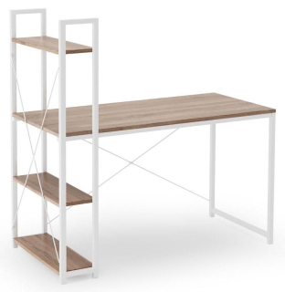 Psací stůl Halmar NARVIK B-1 dub-bílý