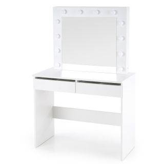 Toaletní stolek Halmar HOLLYWOOD bílý