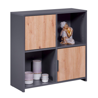 Regál Inter Link PEPETO 2T dub-antracit