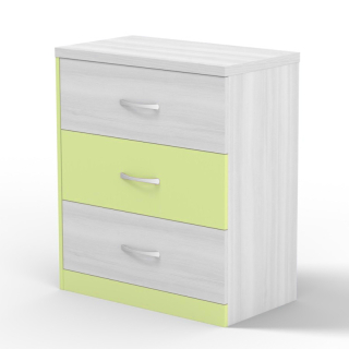 Komoda Bradop CASPER C103 creme-limetka